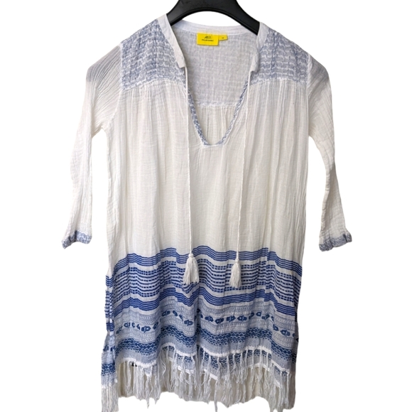 Roller Rabbit | Tops | Roller Rabbit Cotton Gauze Boho Tunic Top Xs ...
